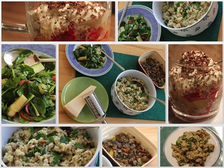 Jamie Oliver 30 Minuten Menü - cremiger Pilzrisotto, Spinatsalat, schneller Käsekuchen im Becherglas 2