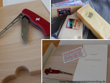 Gewinne ein Käsebrett mit Messer aus der Schweiz