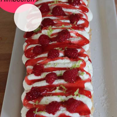 Mega fruchtige Biskuitrolle mit Himbeeren Rezept 2