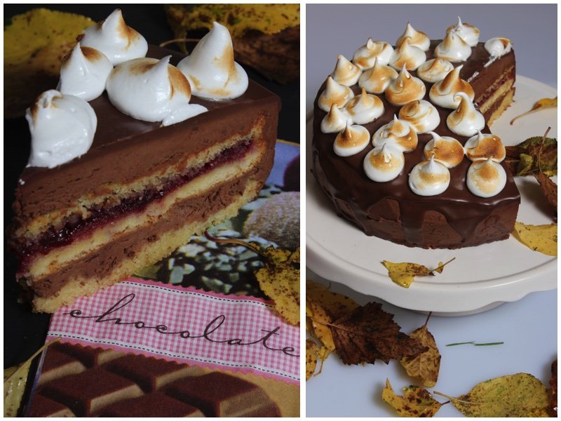 Schokotorte mit Baiserhaube Rezept - Mega Lecker!