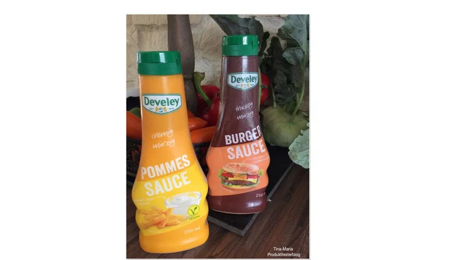 Kennt ihr die vegane Pommes Sauce und Burger Sauce von Develey? 1