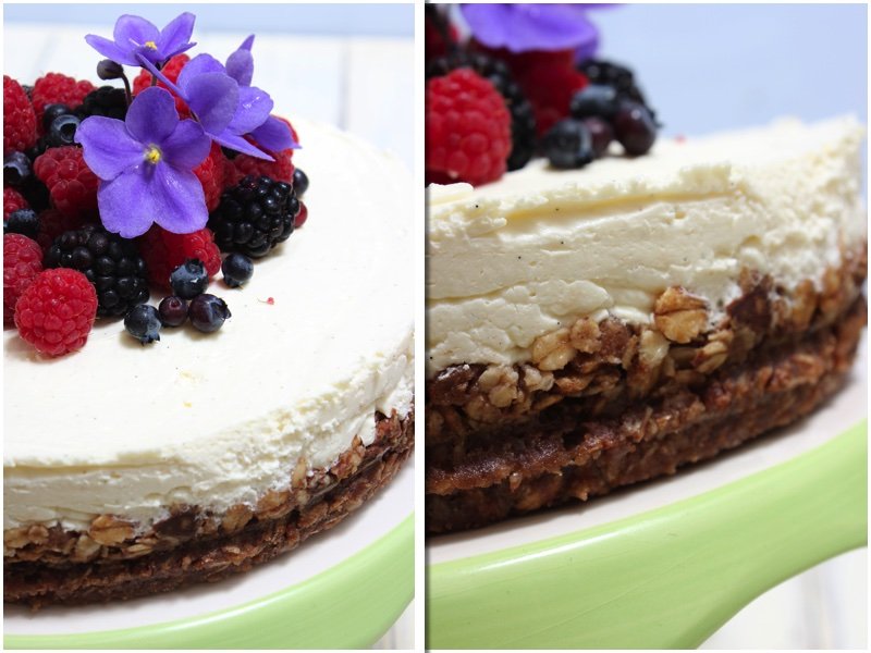 Müslikuchen mit Schoko-Kakao Müesli von Schneekoppe
