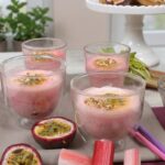 Rhabarbercreme mit Passionsfrucht Dessert Rezept