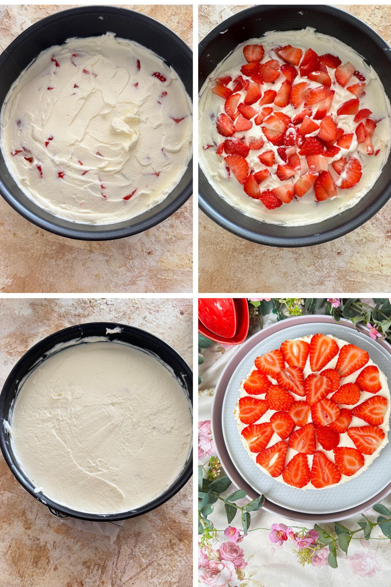 Philadelphia-Torte mit Erdbeeren ohne Backen: 5 Zutaten für diese Sommertorte