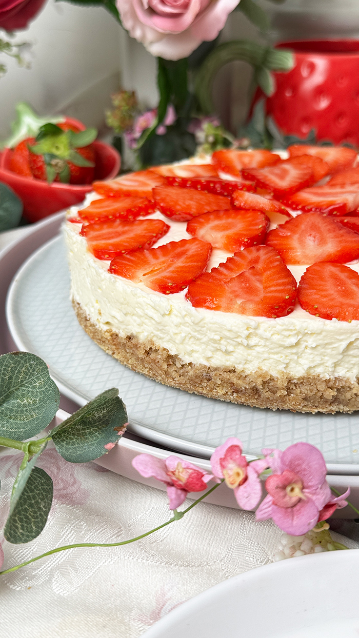 Philadelphia-Torte mit Erdbeeren ohne backen