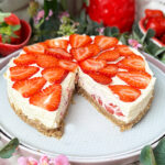 Philadelphia-Torte mit Erdbeeren ohne Backen
