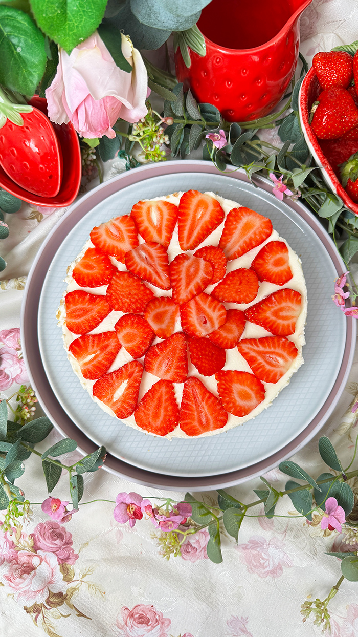 Philadelphia-Torte mit Erdbeeren ohne backen