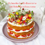 Schwedische Erdbeertorte mit Holundersahnecreme-Rezept / Midsammar-Torte