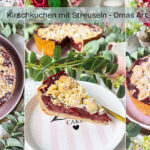 Einfacher Kirschkuchen mit Streuseln wie von Oma
