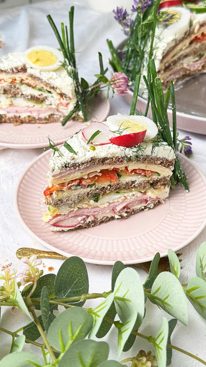 herzhafte Sandwichtorte-Brottorte Rezept