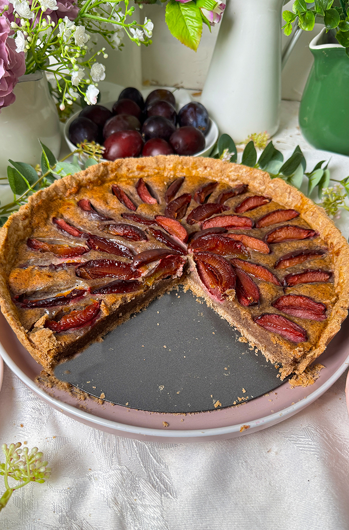 Sagenhafte Zwetschgentarte mit Nuss und Honig Rezept