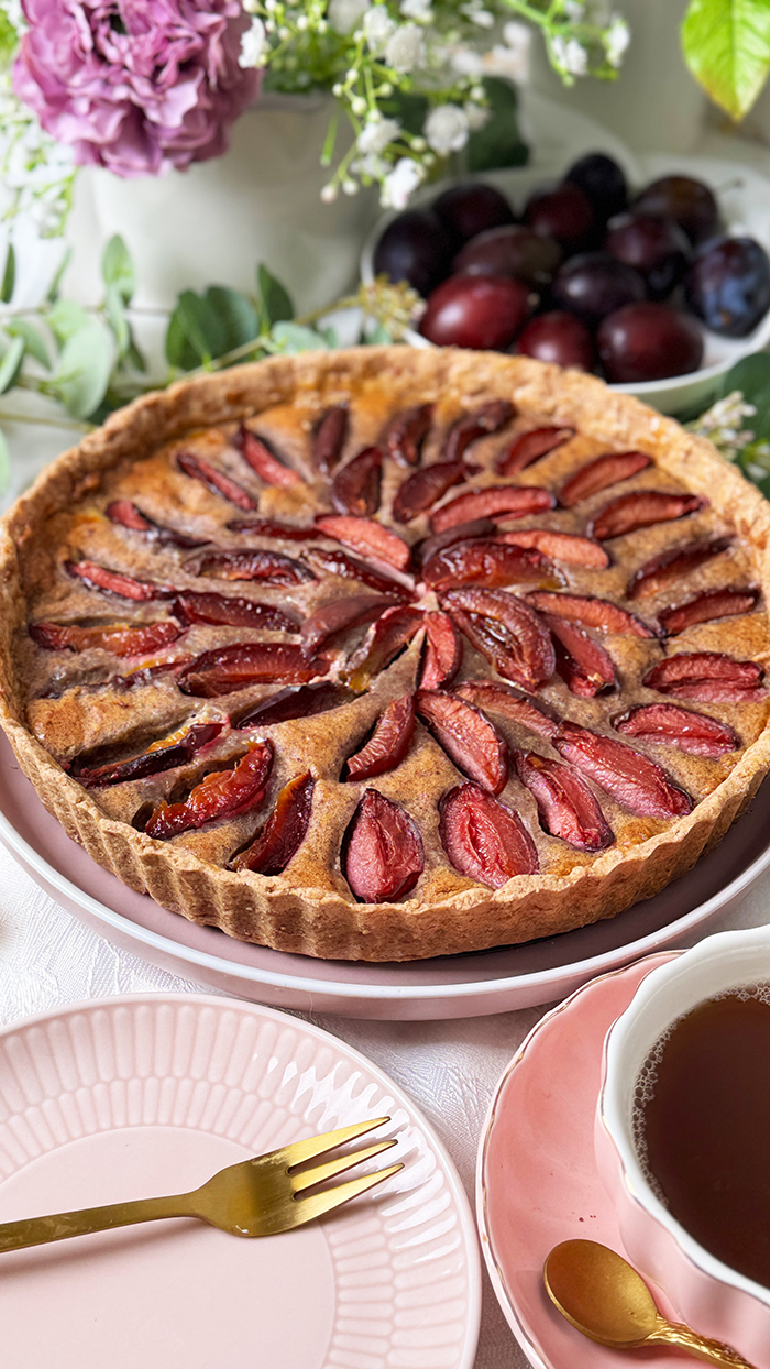 Sagenhafte Zwetschgentarte mit Nuss und Honig Rezept