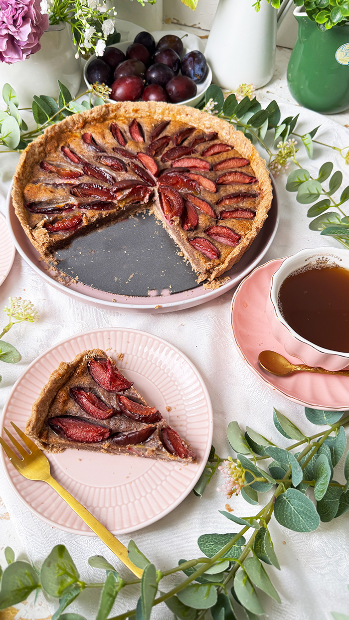 Sagenhafte Zwetschgentarte mit Nuss und Honig Rezept