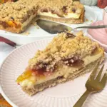 Zwetschgen-Käsekuchen mit Streusel Rezept, Zwetschgenkuchen mit Streusel, Pflaumenkuchen