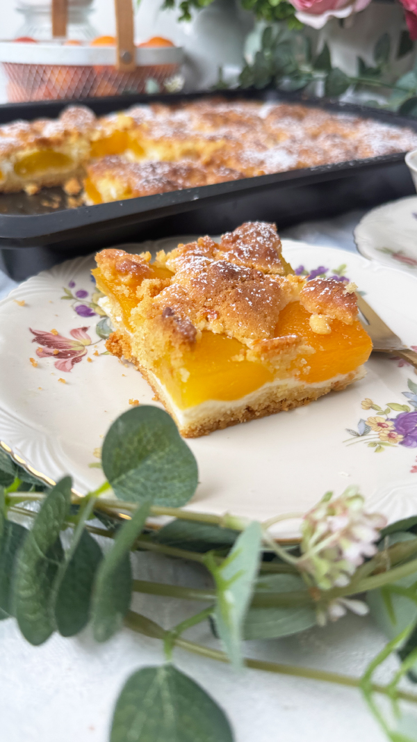 Österreichischer Marillen-Streuselkuchen vom Blech - Omas bestes Rezept 6 Österreichischer Marillen-Streuselkuchen vom Blech - Omas bestes Rezept 2