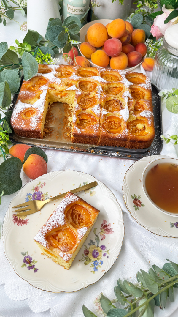 Saftiger Aprikosenkuchen mit Joghurt vom Blech einfach so lecker 3 Saftiger Aprikosenkuchen mit Joghurt vom Blech einfach so lecker 3