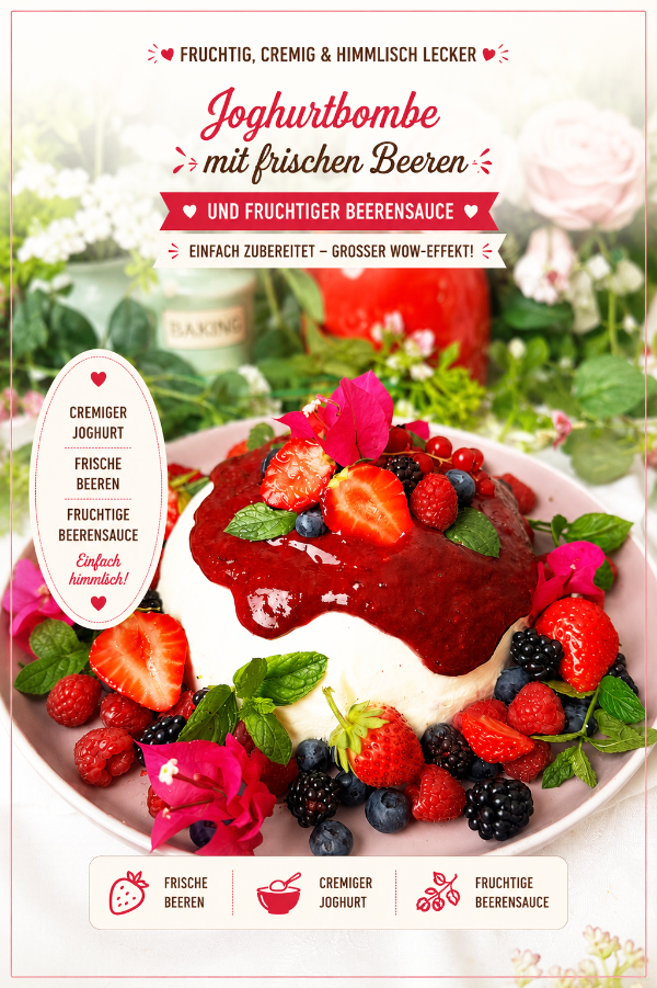 Joghurtbombe mit Früchten, einfaches Rezept für den Sommer 9 Joghurtbombe mit Früchten, einfaches Rezept für den Sommer 6