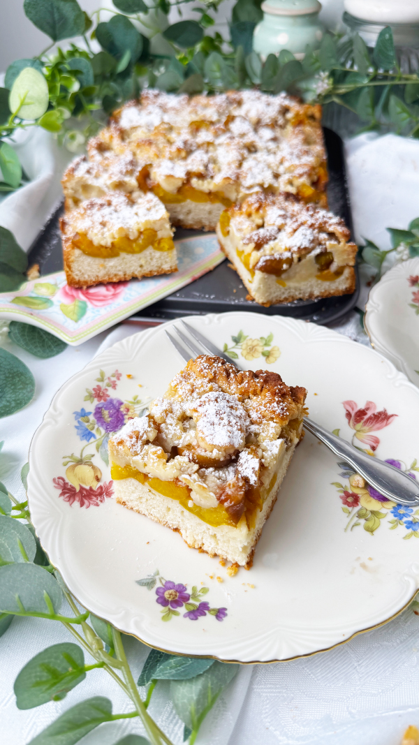 Saftiger Mirabellenkuchen mit Honigstreuseln nach Omas Art 1 Saftiger Mirabellenkuchen mit Honigstreuseln nach Omas Art 1
