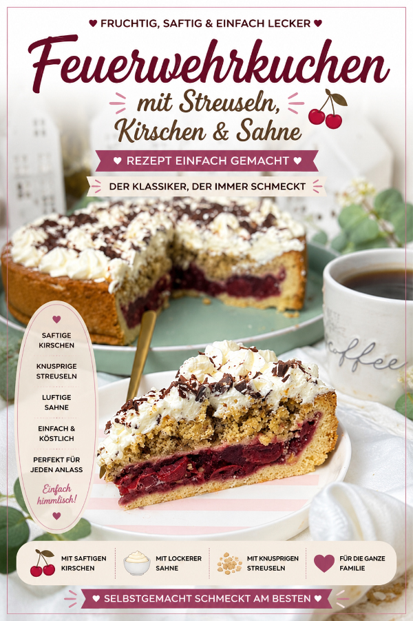 Saftiger Feuerwehrkuchen mit Streuseln: Omas bestes Rezept! 12 Saftiger Feuerwehrkuchen mit Streuseln: Omas bestes Rezept! 11