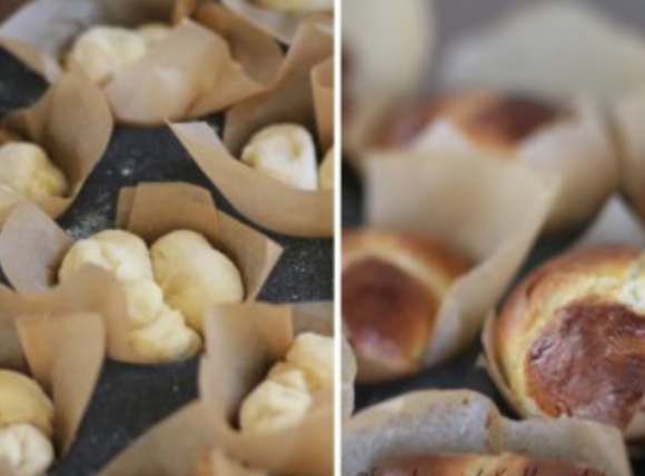 Vanille-Sahne -Brioche Vanille-Sahne -Brioche