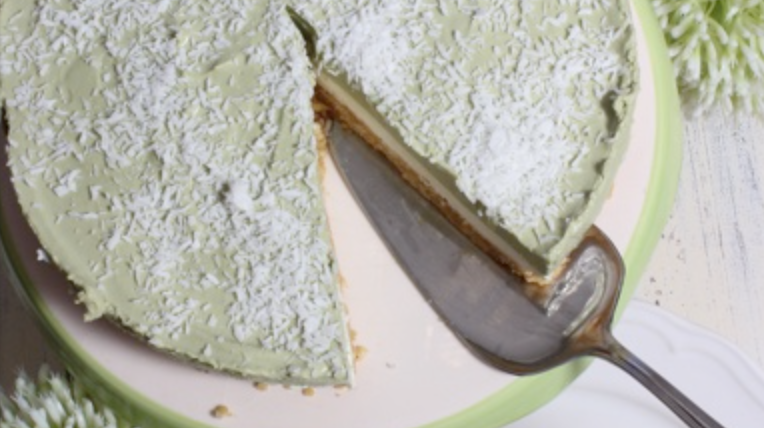 Matcha Mascarpone Cocos Cake & Gerstengras Pulver von jomu 2