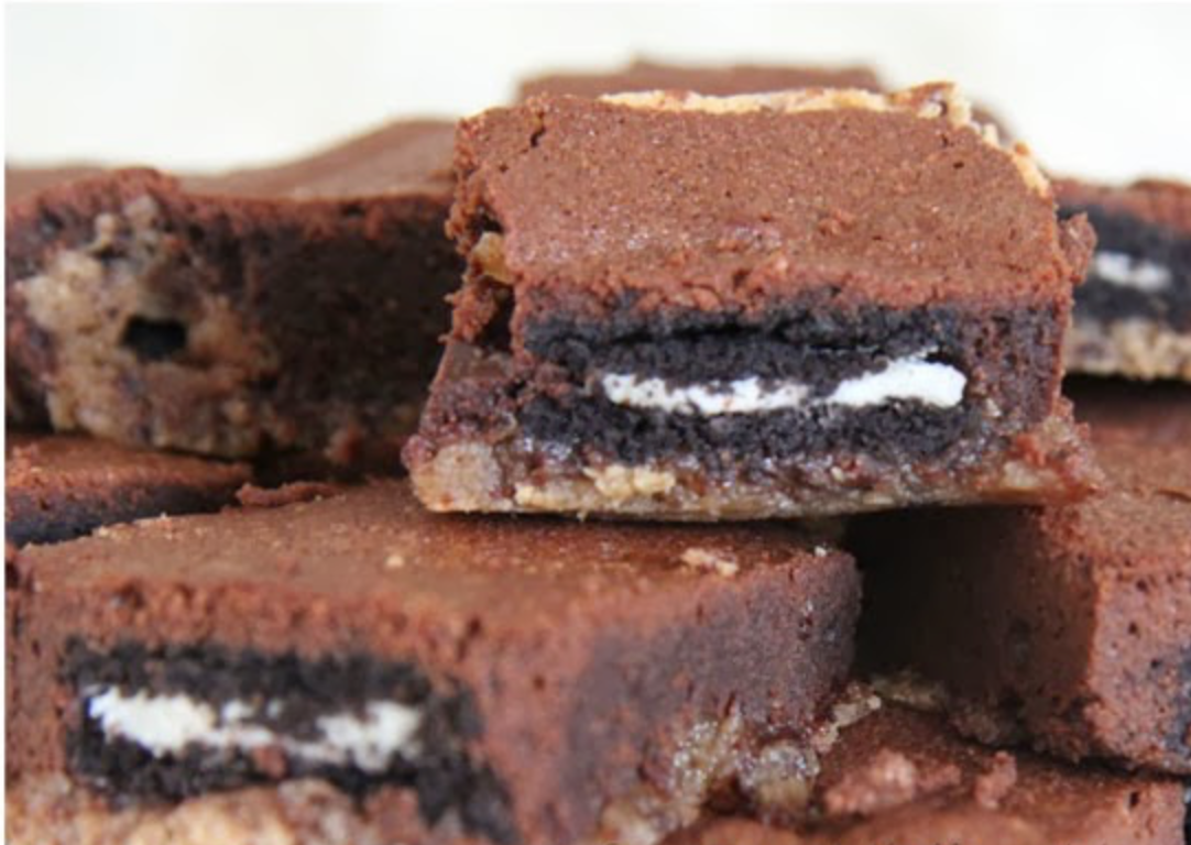Slutty brownies oder auch schlampige brownies genannt
