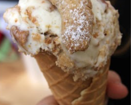 Vanillekipferl eis zu weihnachten mit der unold eismaschine de luxe 5