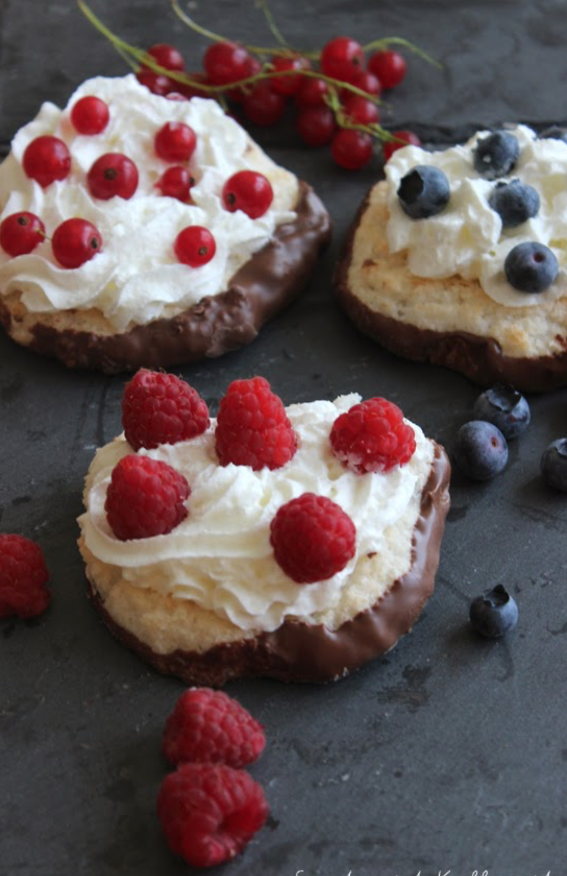 Fruchtige kokosmakrönchen Fruchtige kokosmakrönchen