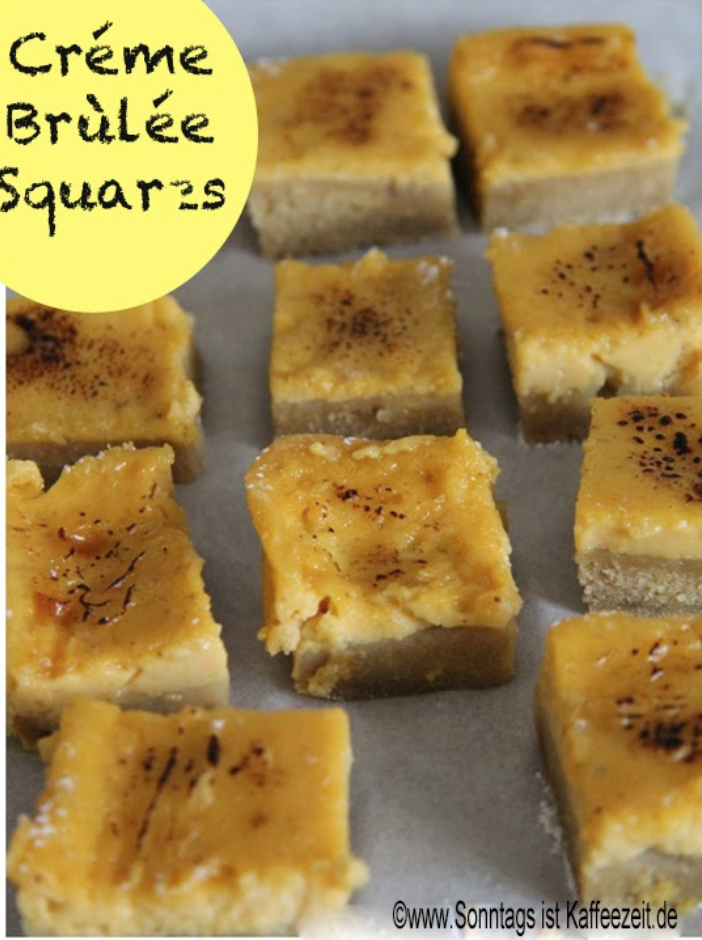 Mega leckeres und cremige Créme Brùlée Squares Rezept