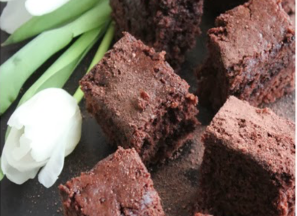 Vegane und leckere Kirsch-Brownies vom Blech Rezept