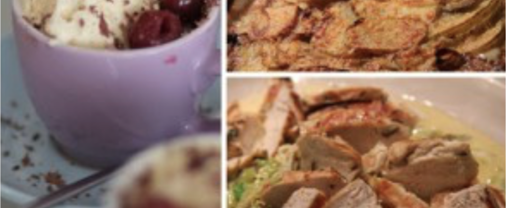 Hähnchen mit Senfsauce, Kartoffelgratin, Mangold & ertrunkene Kapuziner - Jamie Oliver 30 Minuten Menü