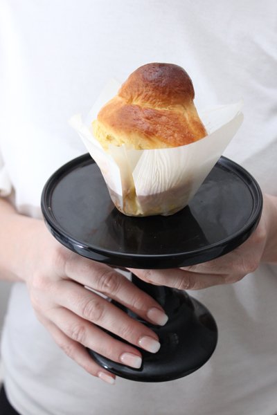 Vanille-sahne-brioche, brioche backen, gebäck, brioche rezept