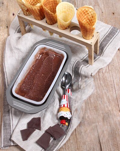 Dunkles Schokoladeneis mit selbst gemachten Eiswaffeln 1 IMG Leckeres dunkles Schokoladeneis mit selbst gemachten Eiswaffeln TL