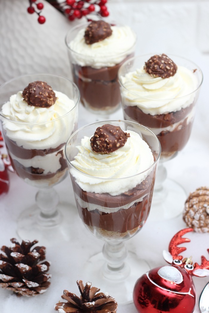 Rocher Schichtdessert mit nur 4 Zutaten - Das leckerste Sckokodessert zu Weihnachten 5