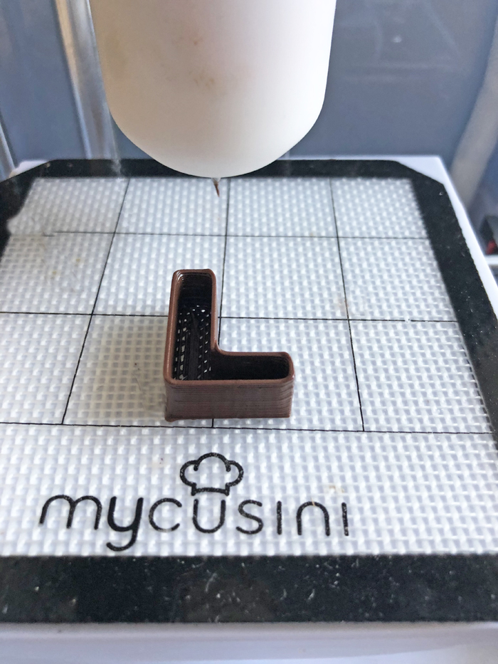 Mycusini 3D Schokoladendrucker im Einsatz 