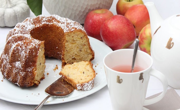 Apfel-gugelhupf rezept - saftig und fruchtig | low carb und glutenfrei 2