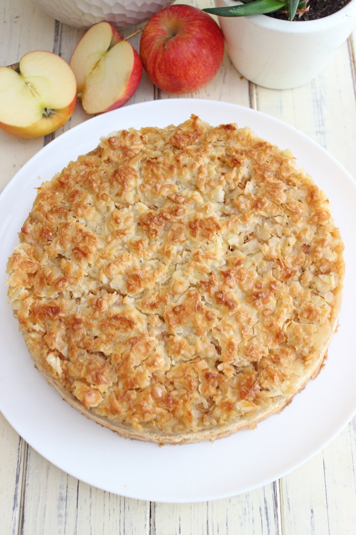 Apfel-Mandel-Käsekuchen Rezept