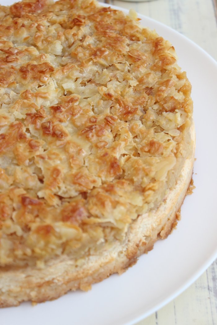 Apfel-Mandel-Käsekuchen Rezept
