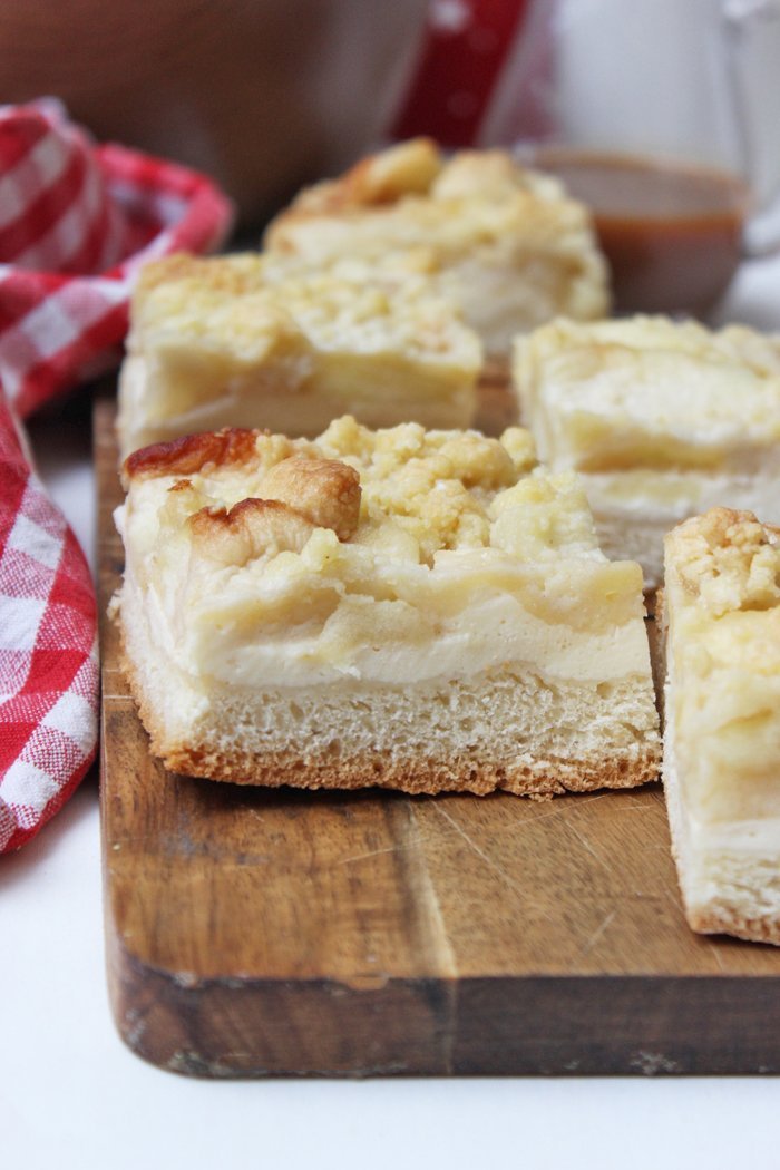 Der ultimative Apfel-Karamell-Käsekuchen mit 3 Schichten