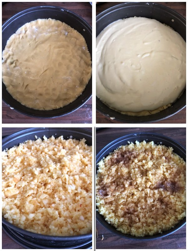 Apfel-Mandel-Käsekuchen Rezept