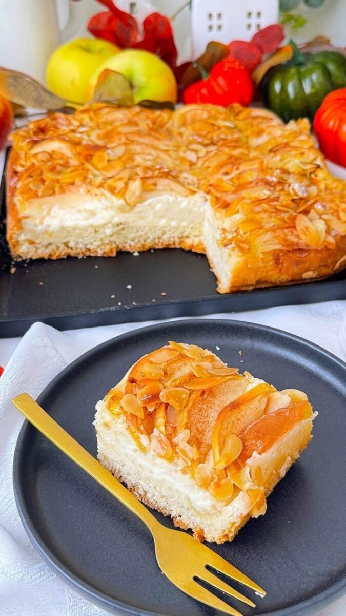 Sagenhafter Apfel-Schmand-Kuchen vom Blech 1 Apfel Schmand Kuchen vom Blech