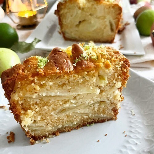 Saftiger Apfelkuchen mit Honig und Limetten Rezept