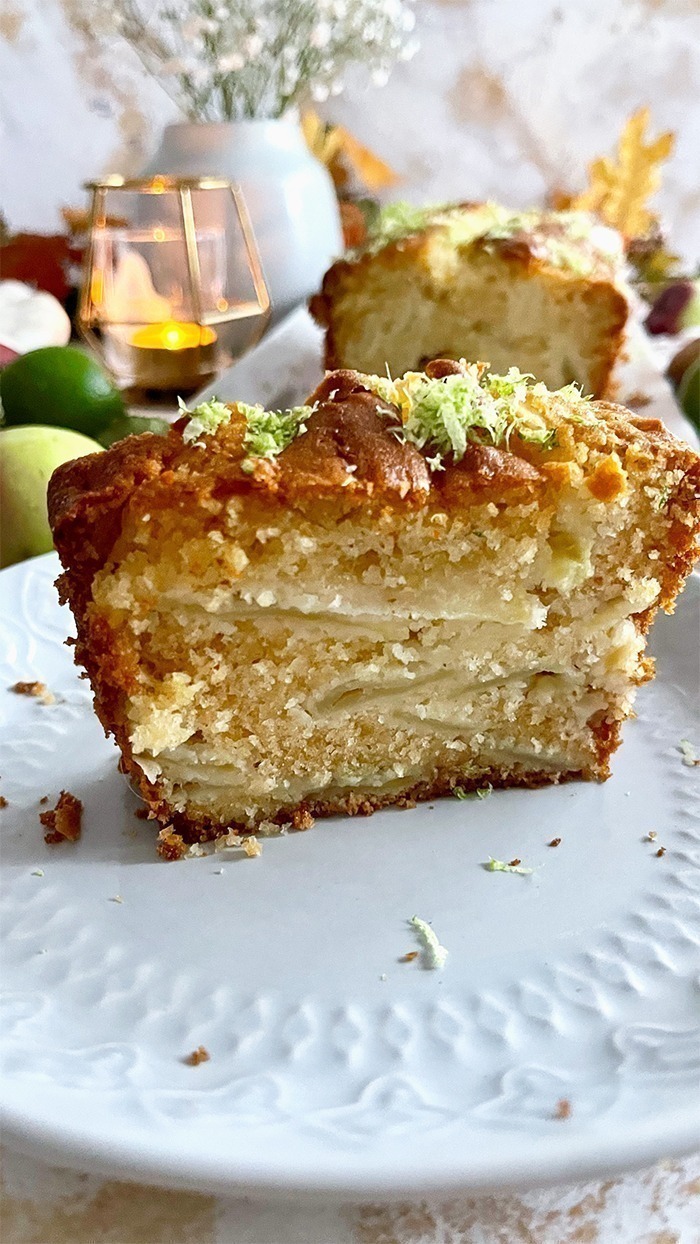 Apfelkuchen mit Honig und Limetten Rezept