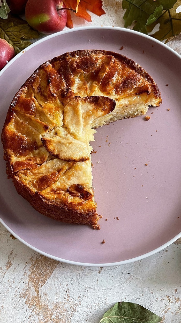 Apfelkuchen mit Joghurt Rezept 