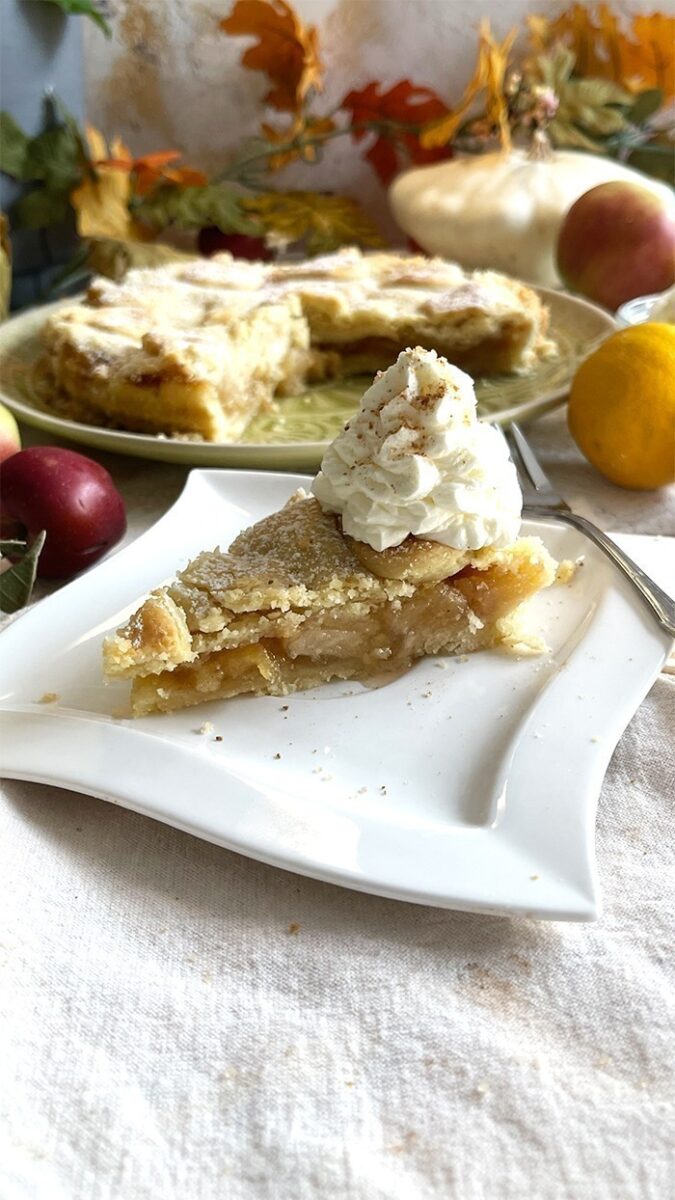 Leckerer Apfelkuchen mit Schlagsahne Rezept 1 Apfelkuchen mit Schlagsahne Rezept 03