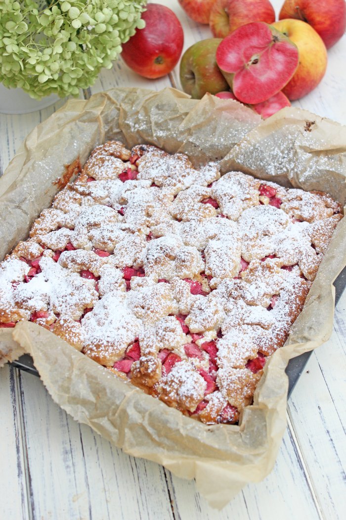 Apfelkuchen mit Streusel einfach und schnell 