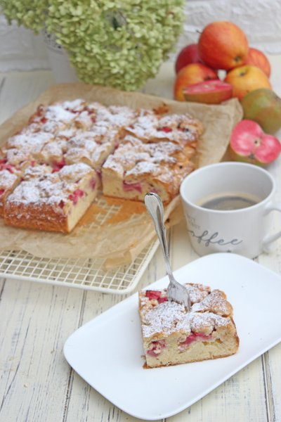 Himmlischer einfacher Apfelkuchen mit Butterstreuseln 18