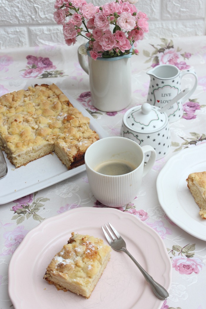 Apfelkuchen mit Streuseln Rezept 