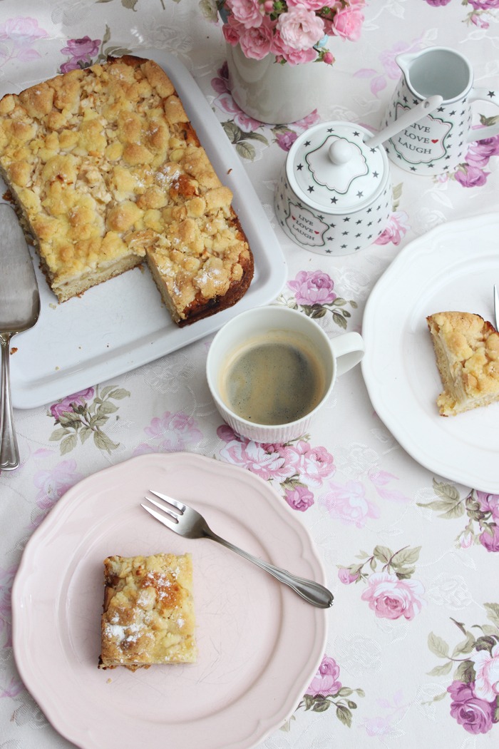 Apfelkuchen mit Streuseln Rezept 