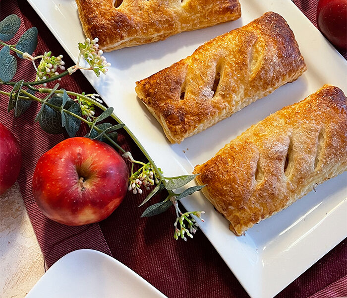 Apfeltaschen mit blätterteig - schnell, leicht und einfach 2 Apfeltaschen mit blätterteig rezept. Apfeltaschen, blätterteig